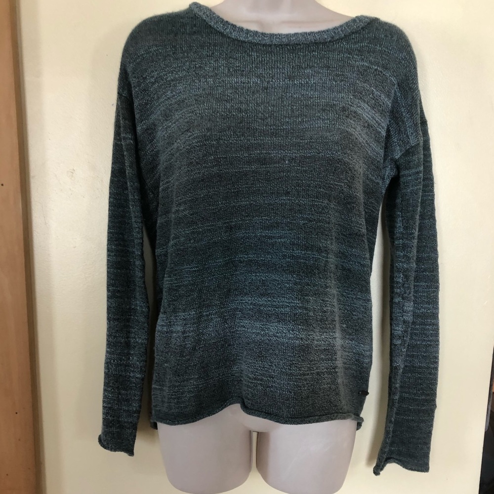 Prana S Green Open Back Sweater